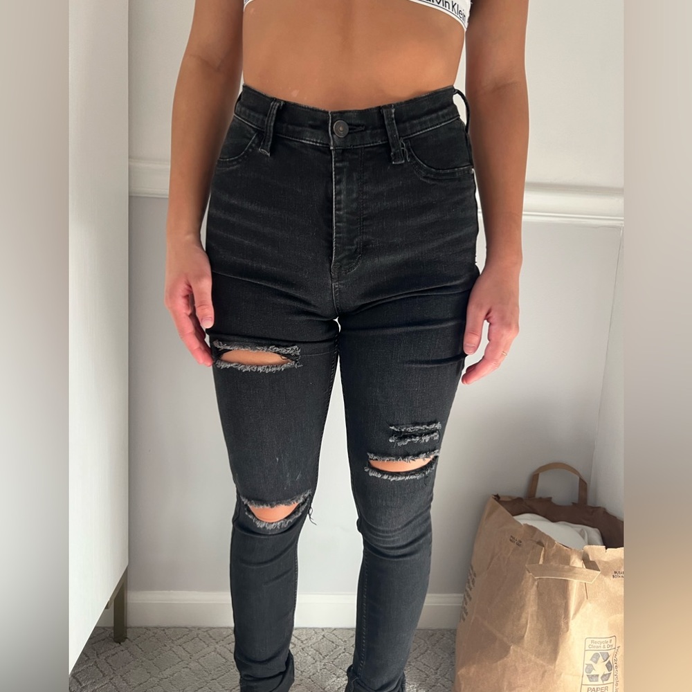 Free People skinny black jeans